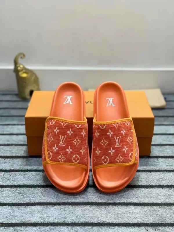 Louis Vuitton Monogram Logo Sandals